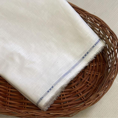 German Linen Full White Fabric