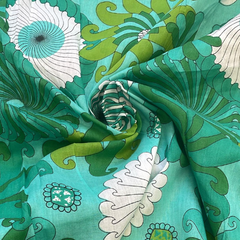 Mul Cotton printed fabric