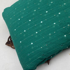 Kota Doria with embroidery fabric