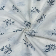 Cotton with embroidery work fabric