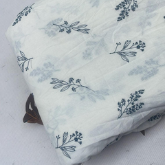 Cotton with embroidery work fabric