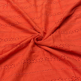Hakuba cotton Orange color fabric