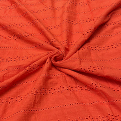 Hakuba cotton Orange color fabric
