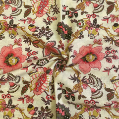 Khadi Cotton Printed Fabric