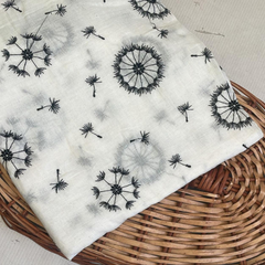 Cotton with embroidery work fabric