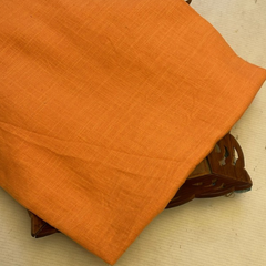 Linan Orange cotton fabric