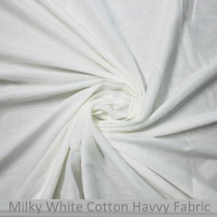 Men Shirts Cotton Milky White Poplin fabric