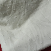 Men Shirts Cotton Milky white fabric