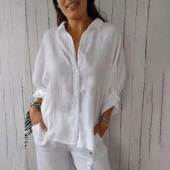 Men Shirts Cotton Gauze Double Layer fabric