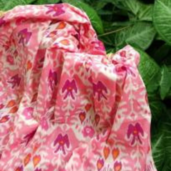 Cotton Lurex Printed Fabric