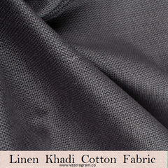 Linen Khadi Cotton Gray Fabric