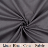 Linen Khadi Cotton Gray Fabric