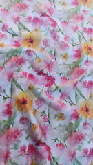 Chinon Silk printed fabric