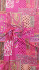 Chinon Silk printed fabric