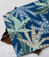 Linen Slub Cotton Printed Fabric