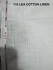 Linen Full White Fabric