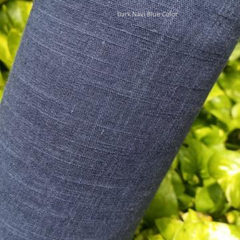 Linan Slub Navi Blue Cotton Fabric