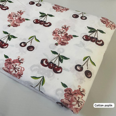 Poplin cotton fabric