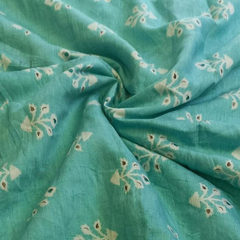 Muslin Silk Printed Fabric