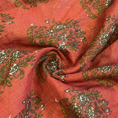Kota Doria Cotton Printed Fabric