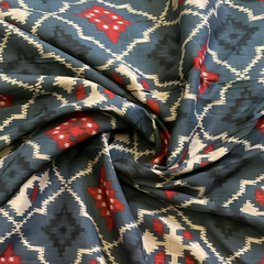 Rayon Crep Printed Fabric