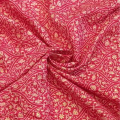 Muslin Silk Printed Fabric