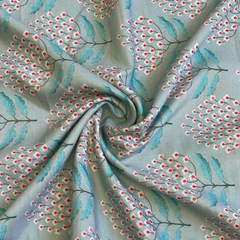 Muslin Silk Printed Fabric