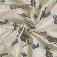 Rayon Printed Fabric