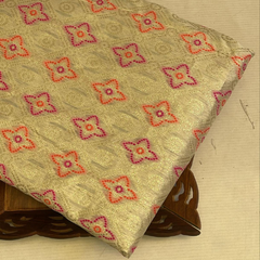 Chanderi Silk Printed Fabric