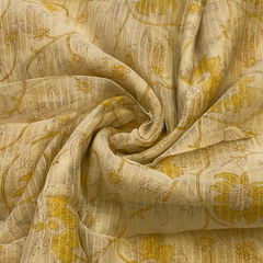 Chanderi Silk Printed Fabric