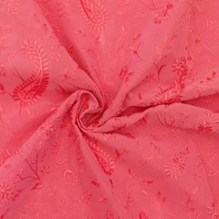 Georgette with embroidery work fabric