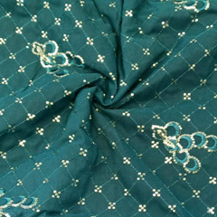Georgette with embroidery work fabric