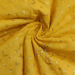 Georgette with embroidery work fabric