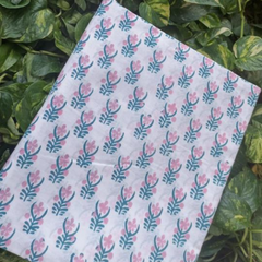 Hand block printed cotton