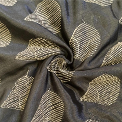 Georgette with embroidery work fabric