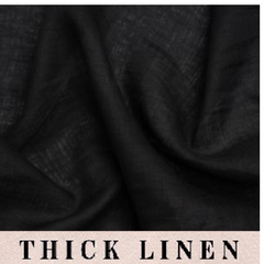 Linan Black Cotton Fabric