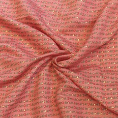 Georgette with embroidery work fabric