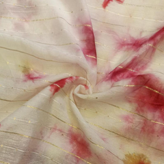 Georgette with embroidery work fabric