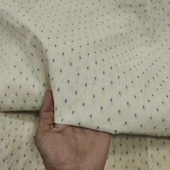 Men Shirts Cotton offWhite Dobby Fabric