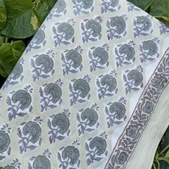 Hand Block Printed Cotton Fabric
