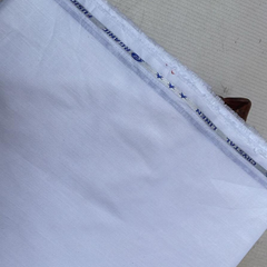 Organic Linen Full White Fabric