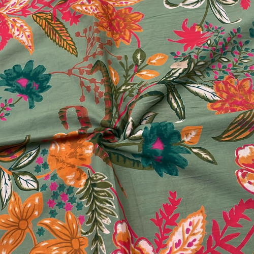 Cotton printed fabric