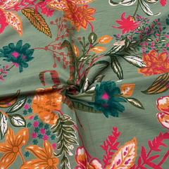 Cotton printed fabric