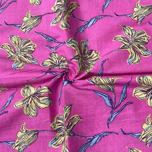 Cotton printed fabric
