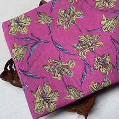 Cotton printed fabric