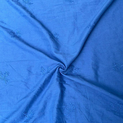 Cotton with embroidery work fabric