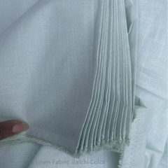 Linen Pista Green Fabric