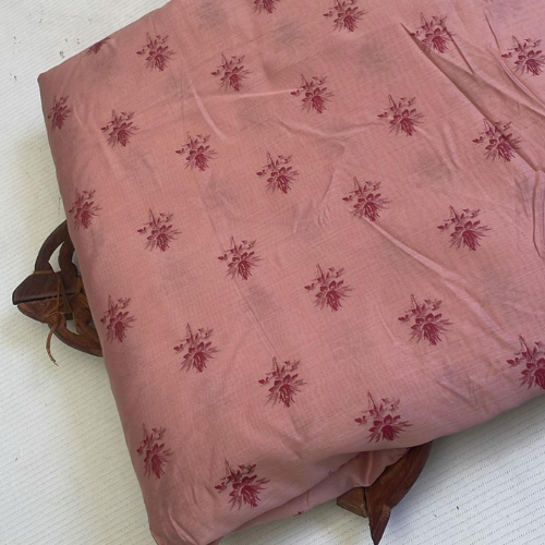 Chanderi Silk Printed Fabric