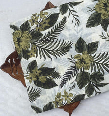 Linen Slub Cotton Printed Fabric