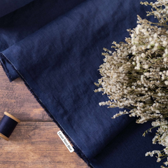 Blue Linen Fabric